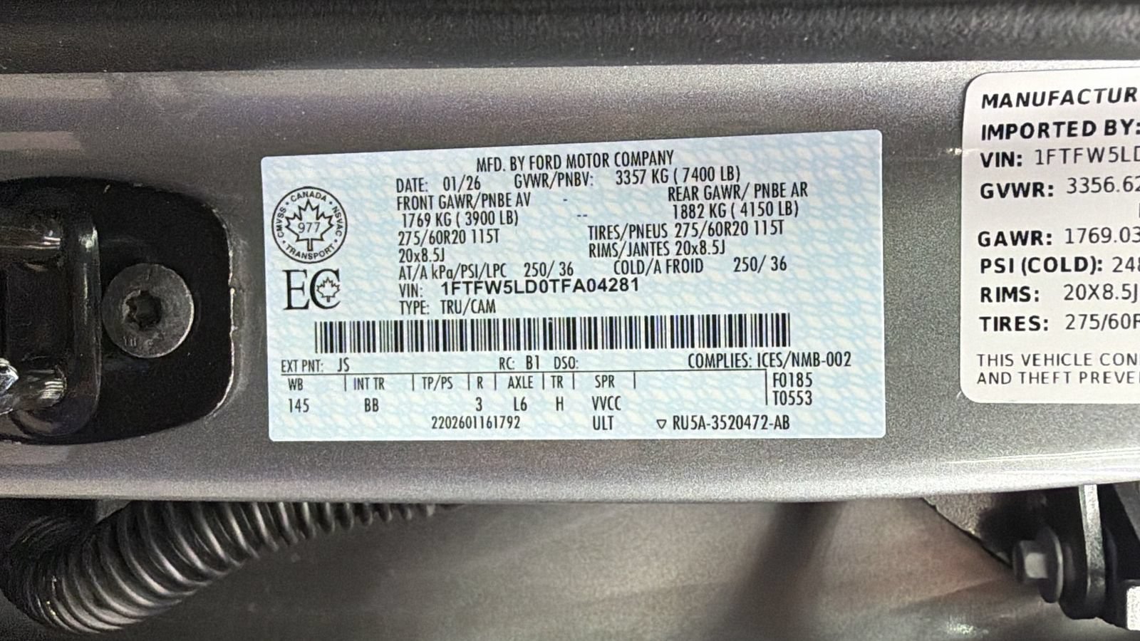 Used 2026 Ford F150 Lariat AWD/4WD image 46
