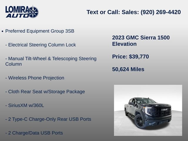 Used 2023 GMC Sierra 1500 Elevation w/ X31 Off-Road Package AWD/4WD image 21
