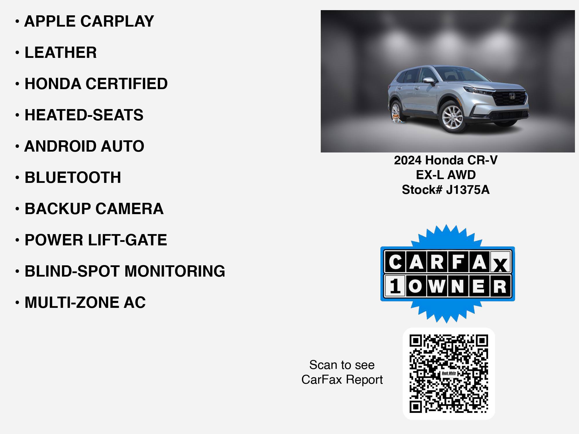 Used 2024 Honda CR-V EX-L image 7