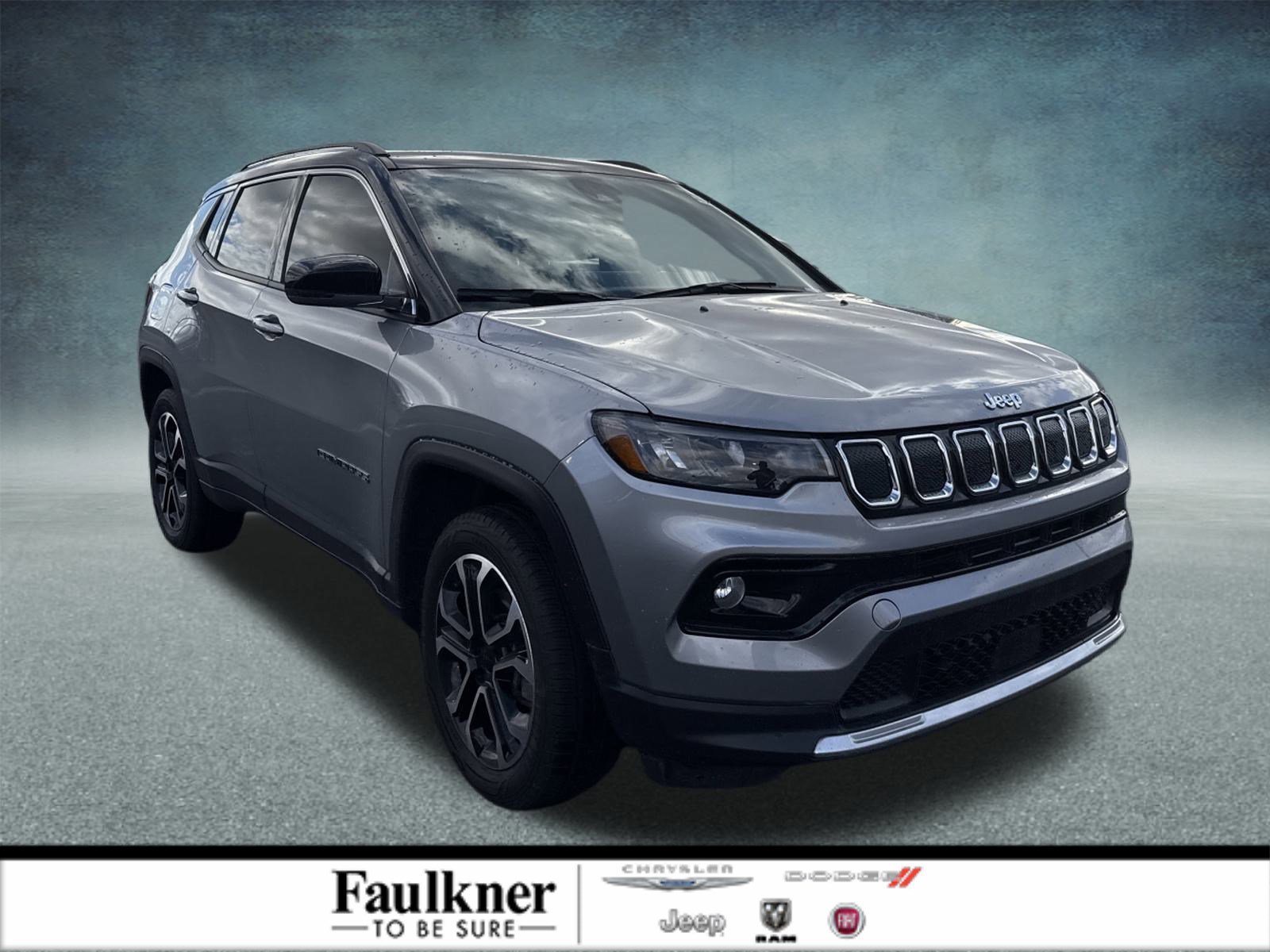 Certified 2022 Jeep Compass Limited w/ Sun and Sound Group