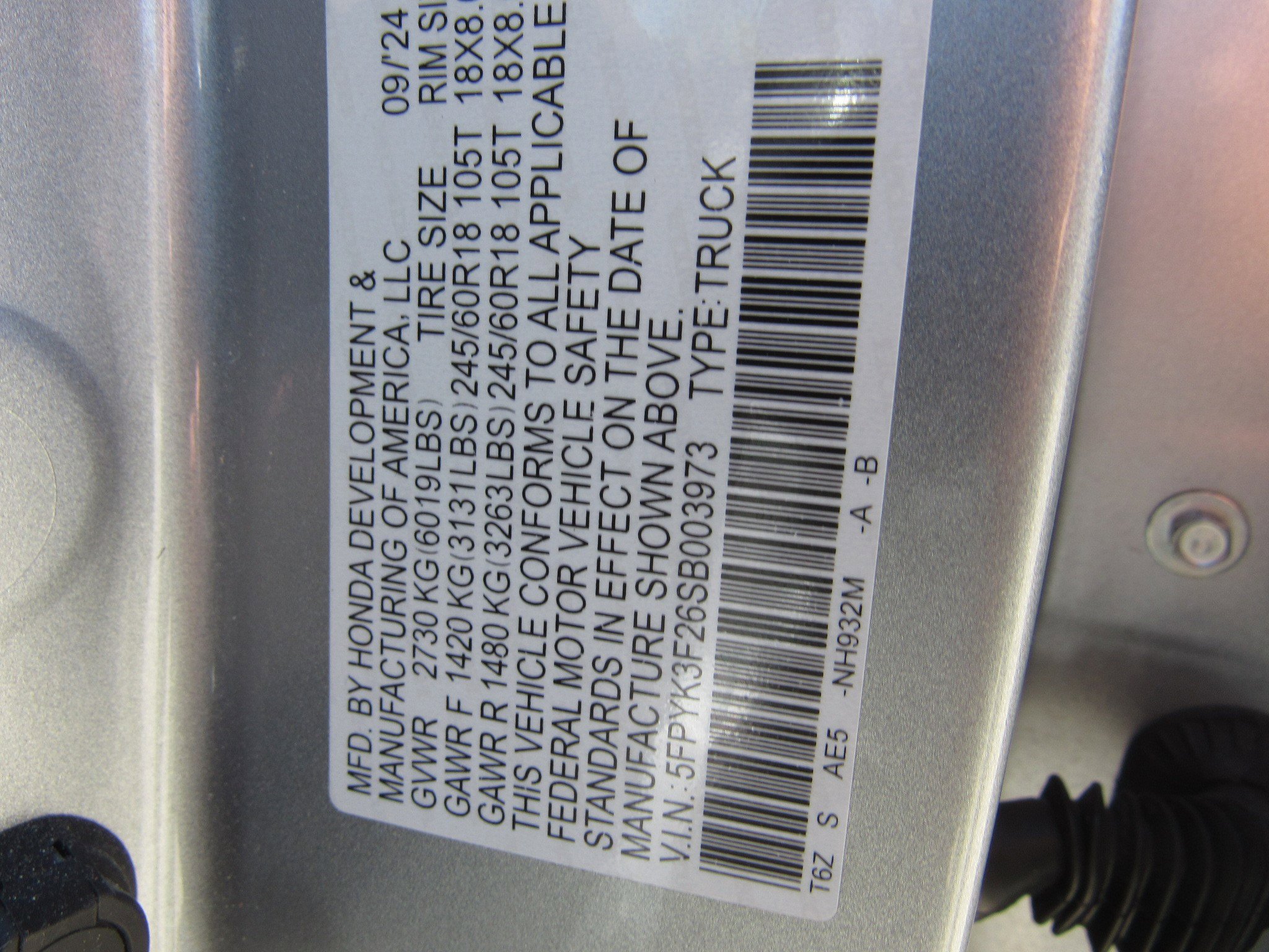 Used 2025 Honda Ridgeline Sport+ image 26
