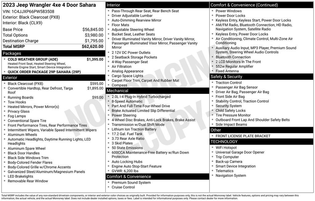 Used 2023 Jeep Wrangler Unlimited Sahara w/ Cold Weather Group image 4