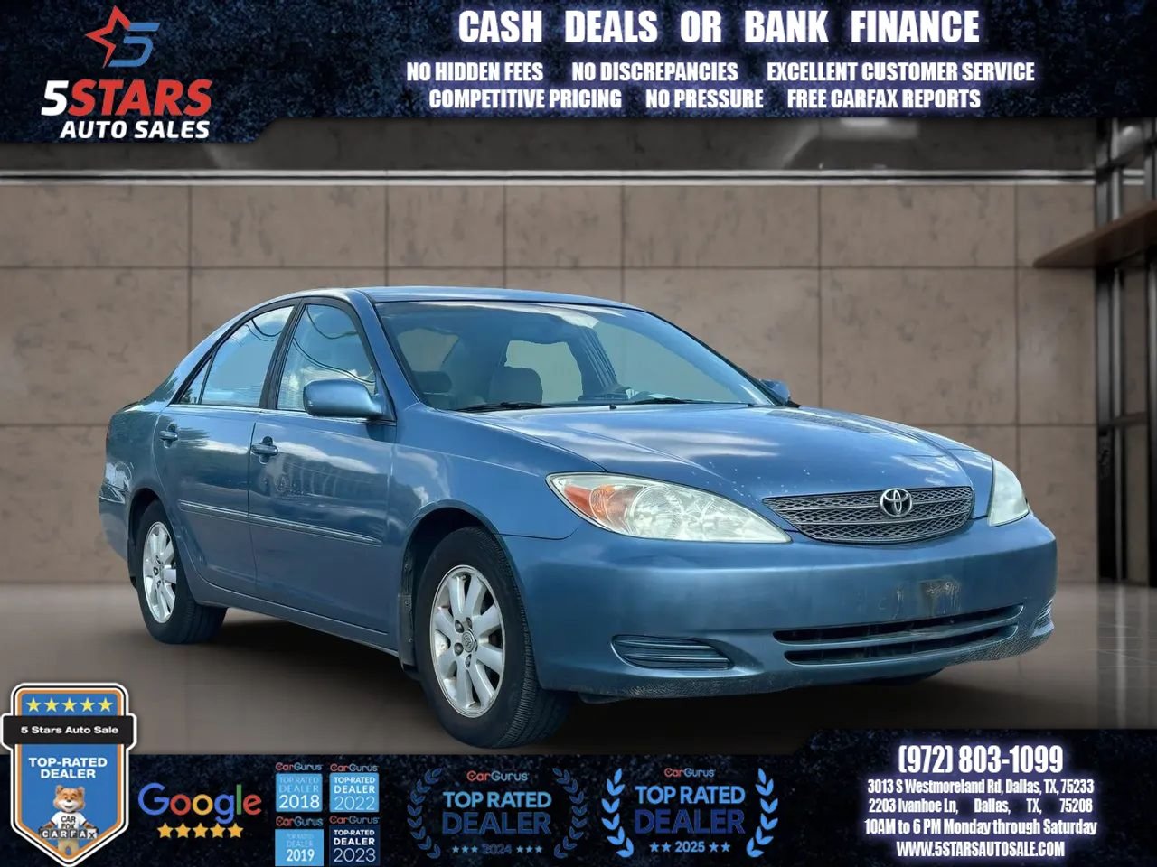 Used 2002 Toyota Camry XLE