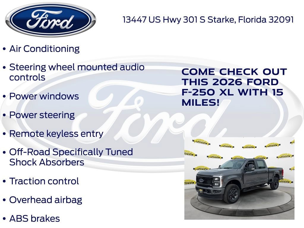 New 2026 Ford F250 XL w/ STX Appearance Package AWD/4WD image 30