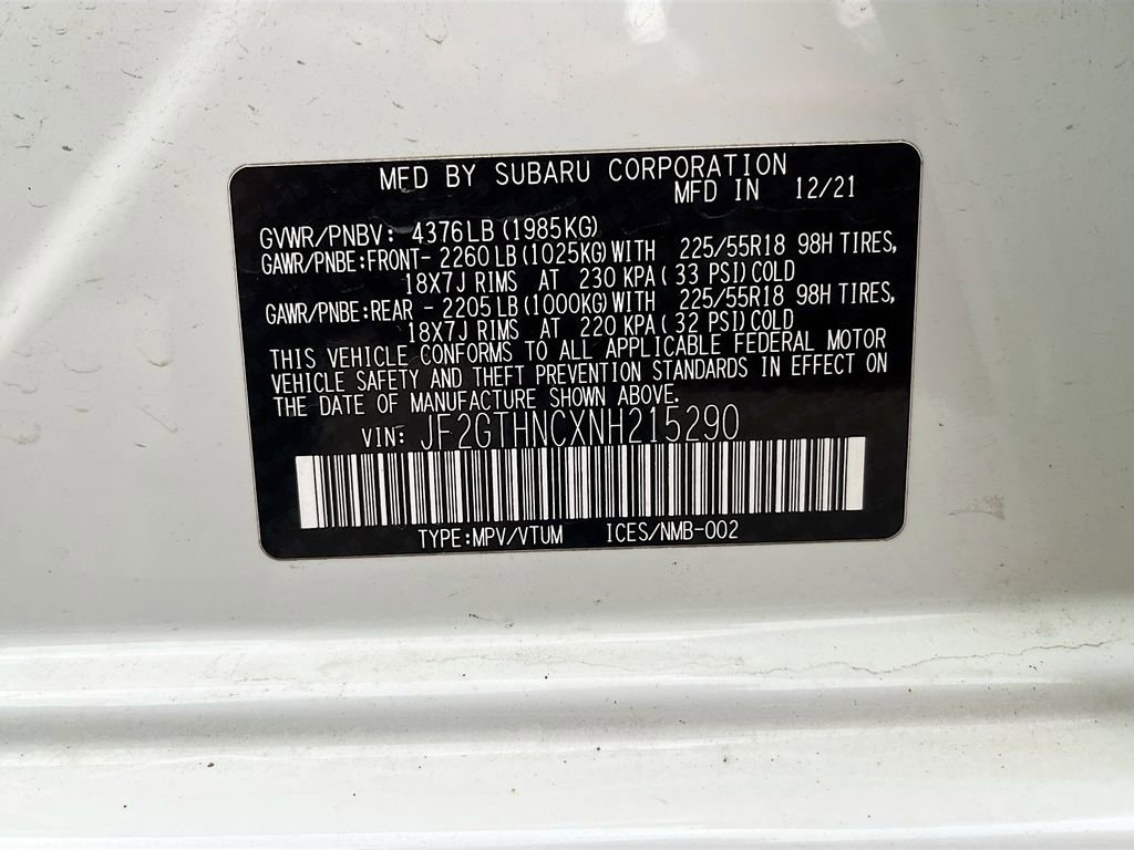 Used 2022 Subaru Crosstrek 2.5i Limited w/ Moonroof Package 2 image 32