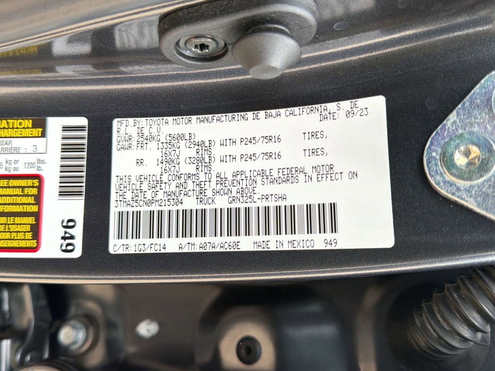 Used 2023 Toyota Tacoma SR5 image 20