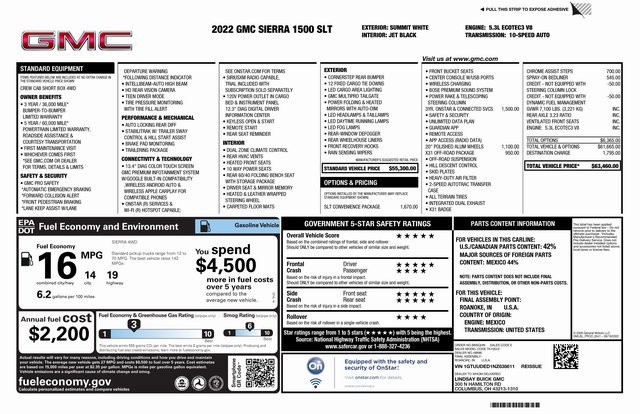 Used 2022 GMC Sierra 1500 SLT w/ SLT Convenience Package image 32