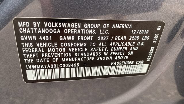 Used 2020 Volkswagen Passat 2.0T R-Line FWD image 26