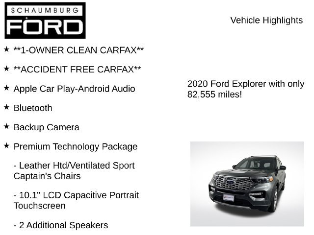 Used 2020 Ford Explorer Platinum w/ Premium Technology Package AWD/4WD image 7