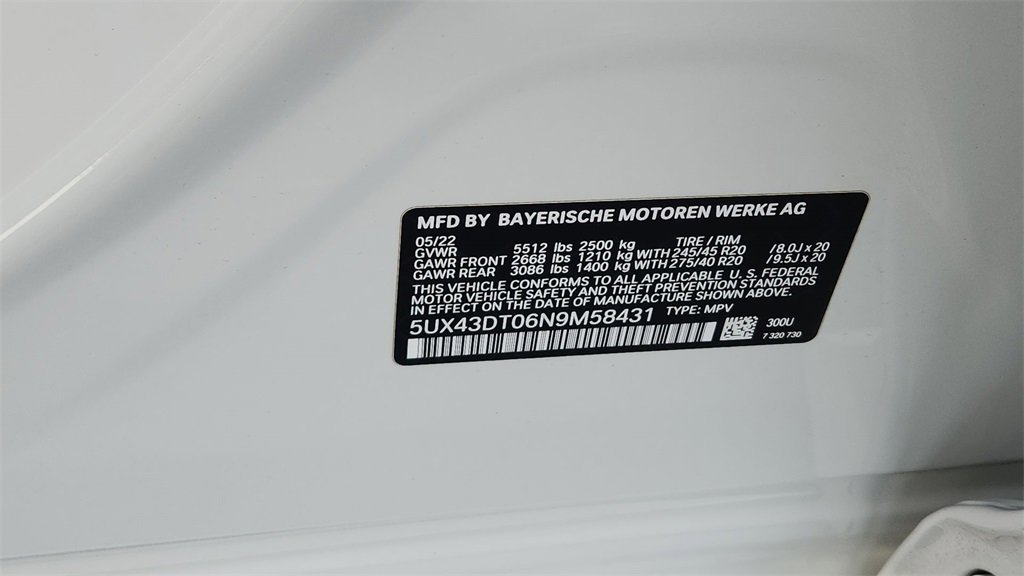 Used 2022 BMW X4 M40i image 28