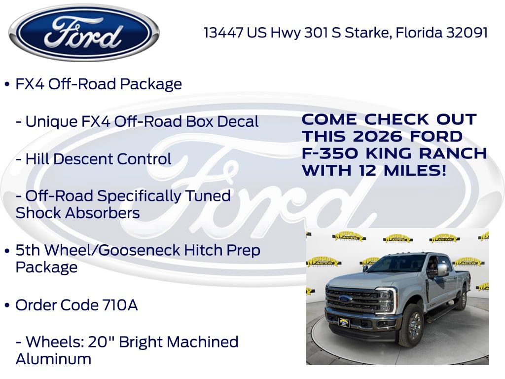 New 2026 Ford F350 King Ranch w/ Chrome Package image 20
