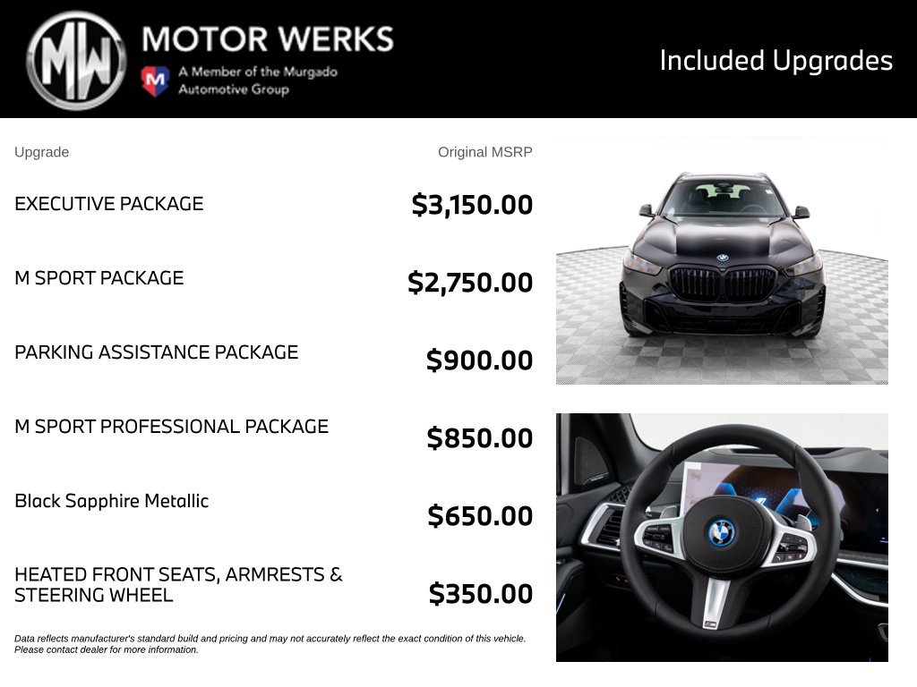 Used 2026 BMW X5 xDrive50e w/ Executive Package AWD/4WD image 4