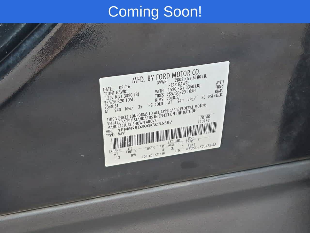Used 2016 Ford Explorer XLT w/ Equipment Group 202A AWD/4WD image 38