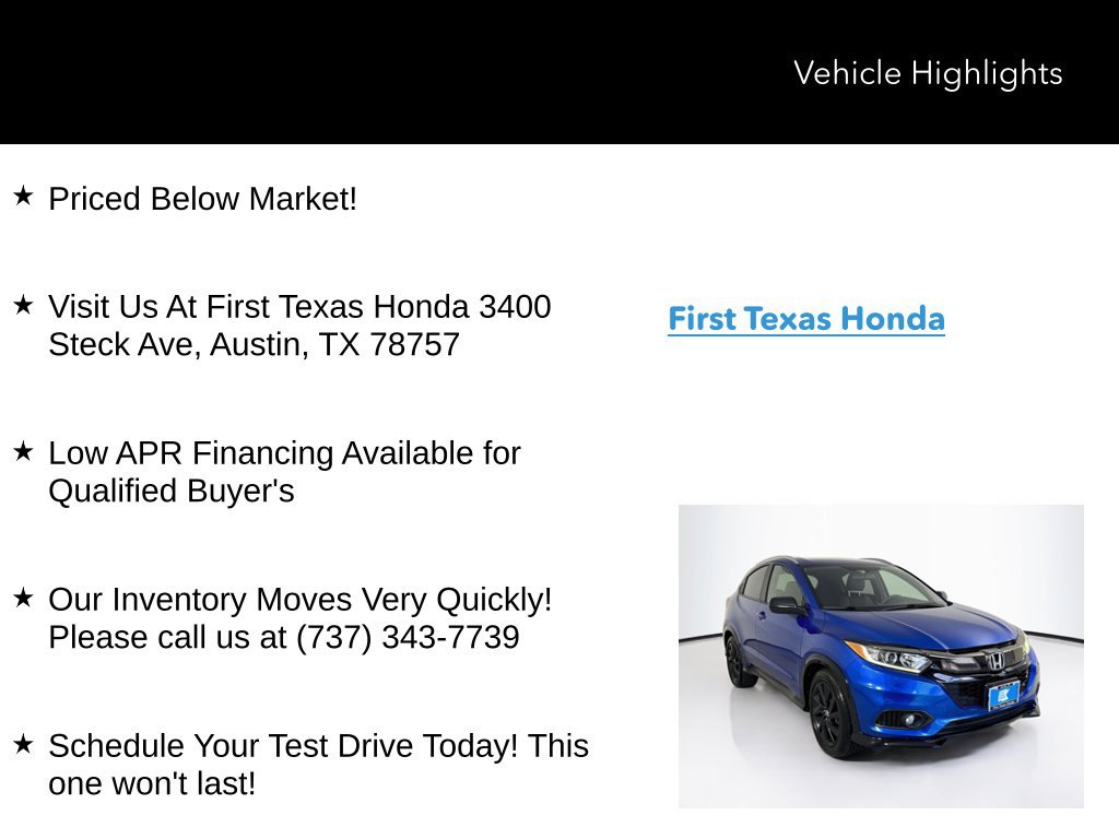 Used 2022 Honda HR-V Sport image 10