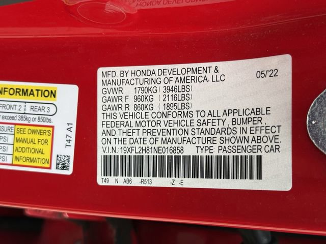 Used 2022 Honda Civic Sport image 36