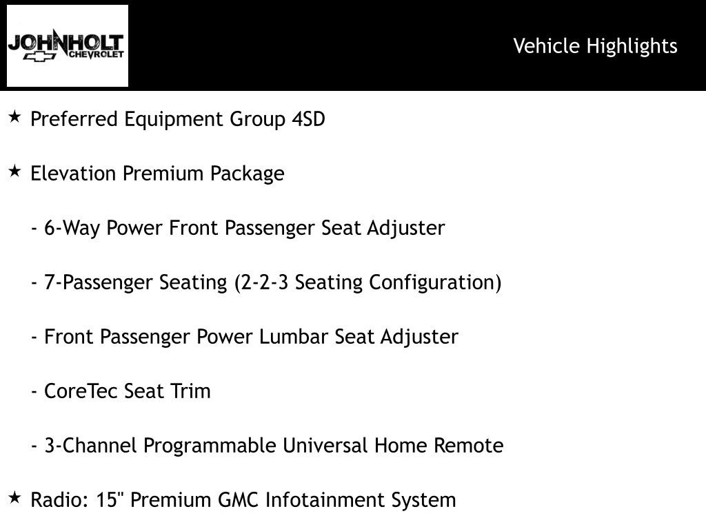 Used 2026 GMC Acadia Elevation w/ Elevation Premium Package image 12