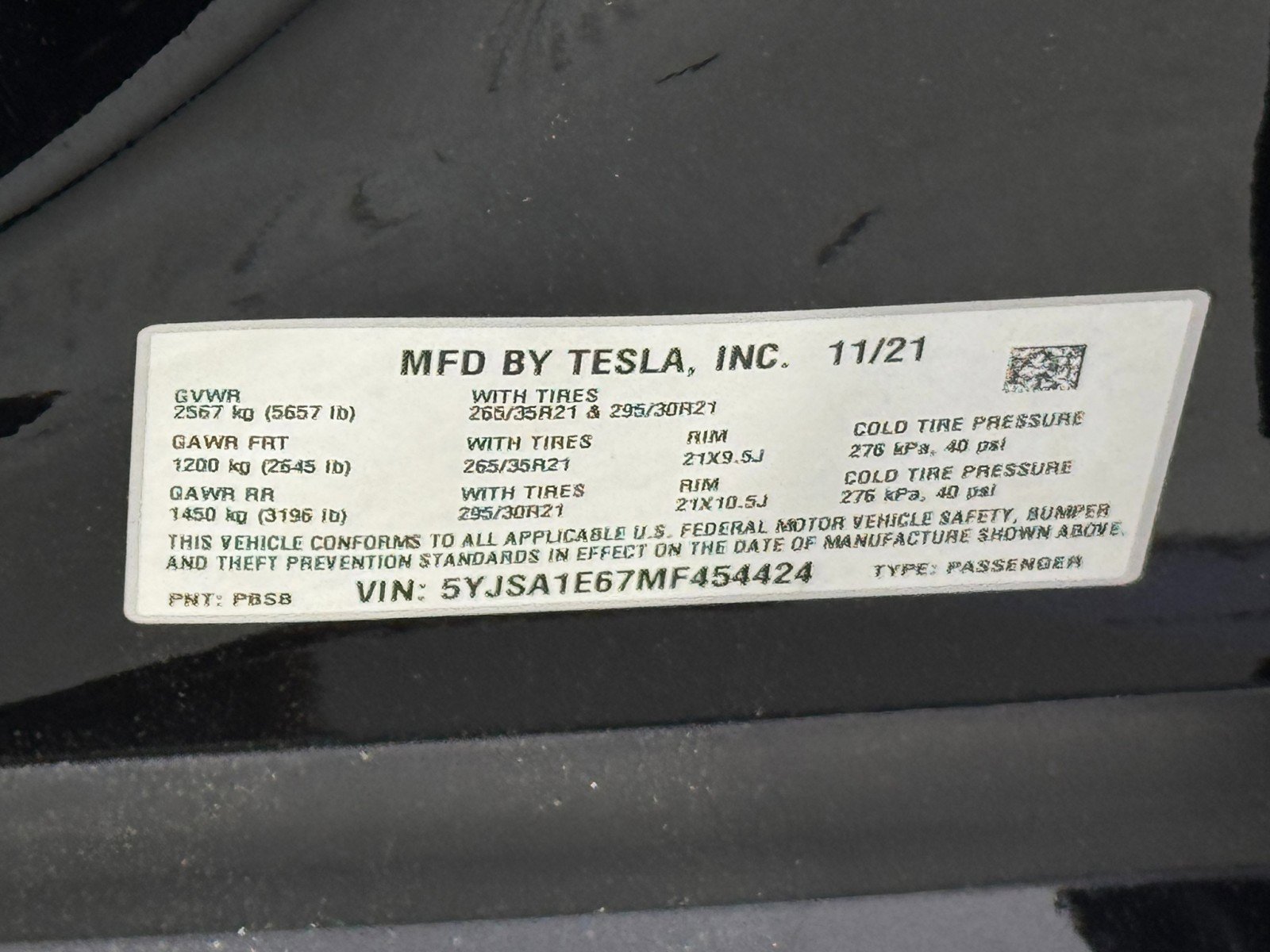 Used 2021 Tesla Model S Plaid AWD/4WD image 47