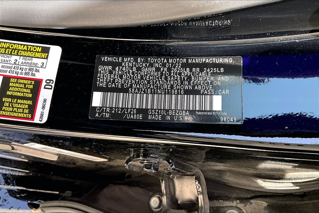 Used 2022 Lexus ES 350 F Sport FWD image 40