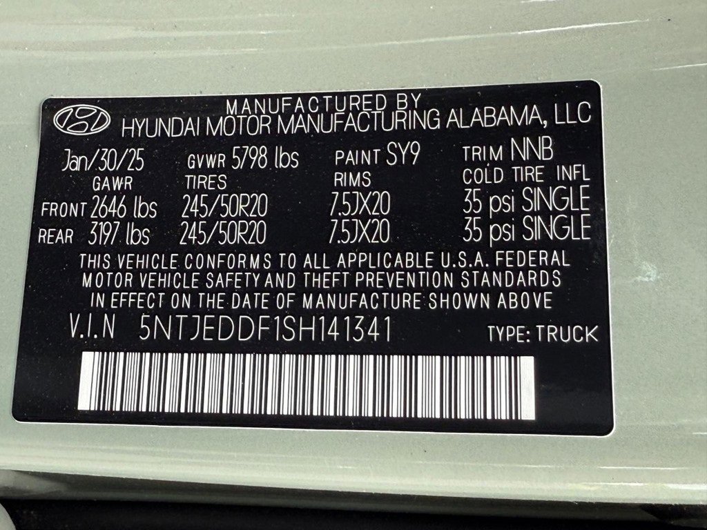 New 2025 Hyundai Santa Cruz Limited image 20