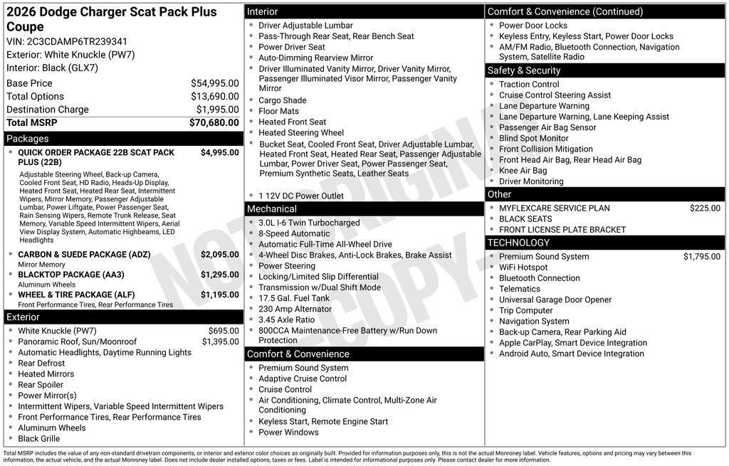 New 2026 Dodge Charger Scat Pack AWD/4WD image 32