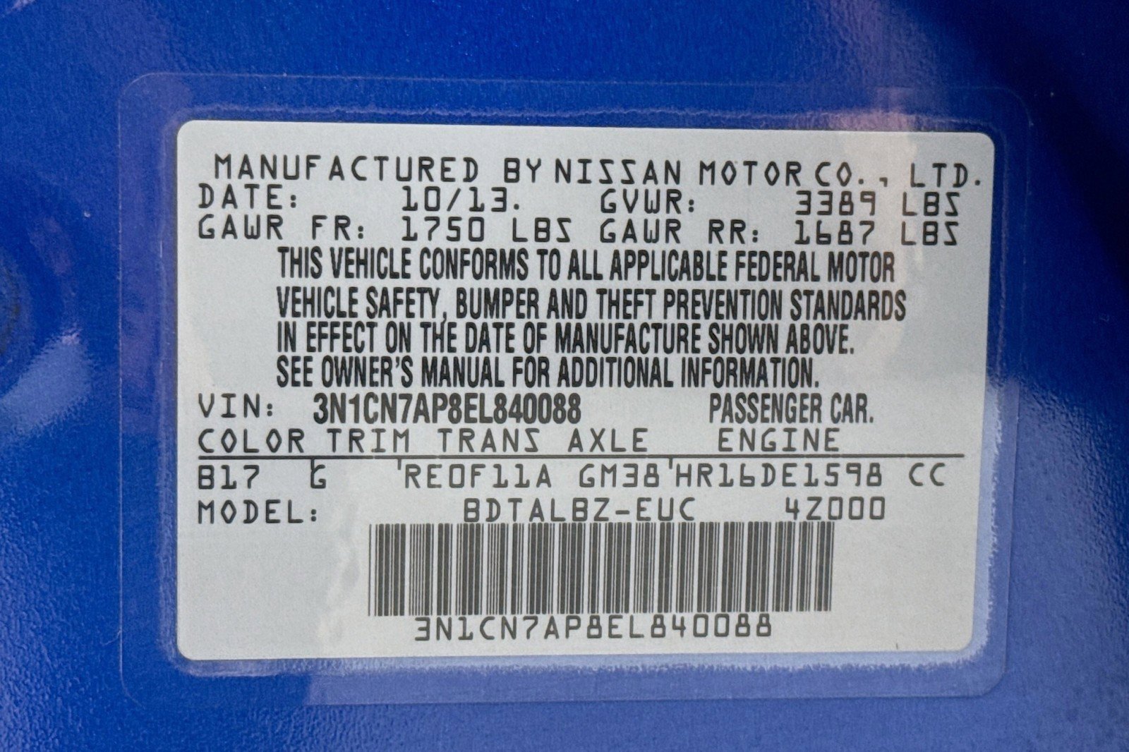 Used 2014 Nissan Versa SV w/ Convenience Package image 23