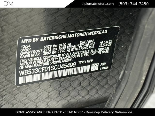 Used 2025 BMW iX M60 AWD/4WD image 48