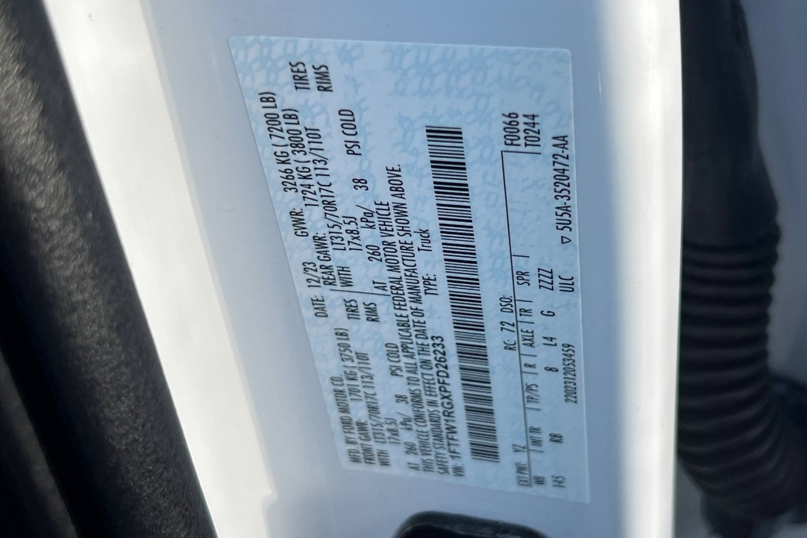 Certified 2023 Ford F150 Raptor w/ Raptor Carbon Fiber Package AWD/4WD image 31