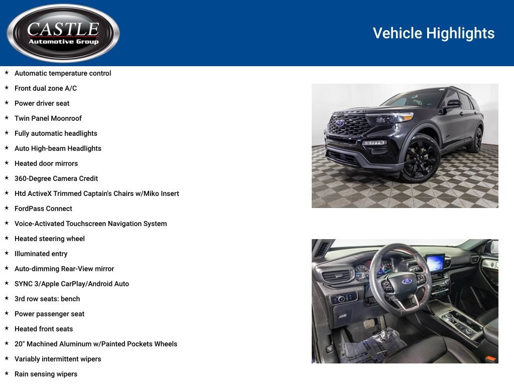 Used 2023 Ford Explorer ST-Line AWD/4WD image 8