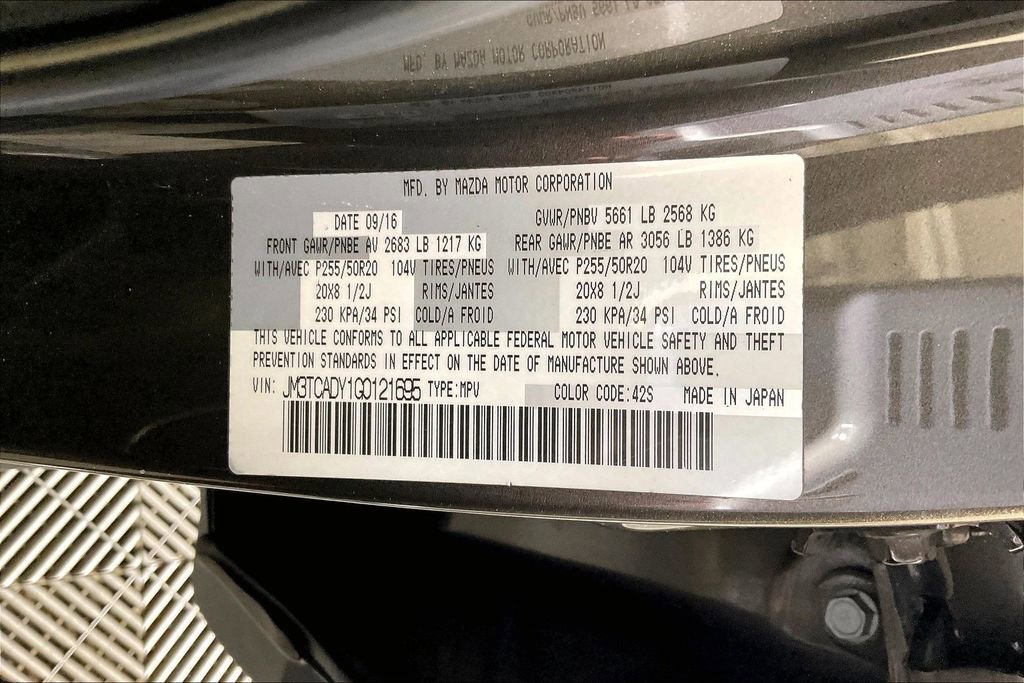 Used 2016 MAZDA CX-9 Grand Touring image 45