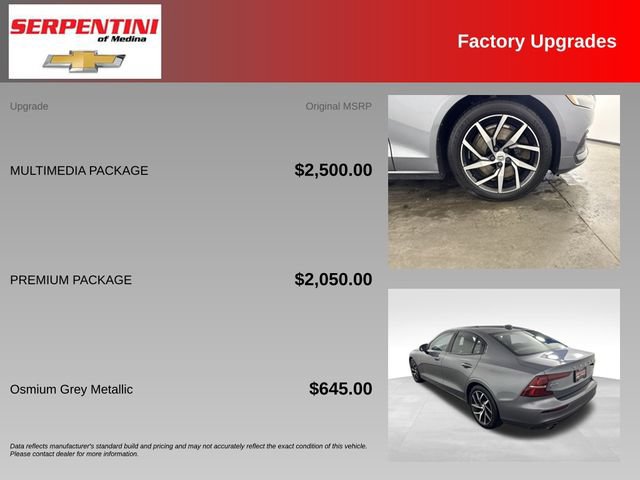 Used 2019 Volvo S60 T6 Momentum w/ Multimedia Package AWD/4WD image 4