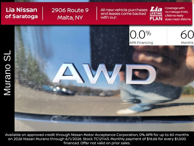 New 2026 Nissan Murano SL AWD/4WD image 5