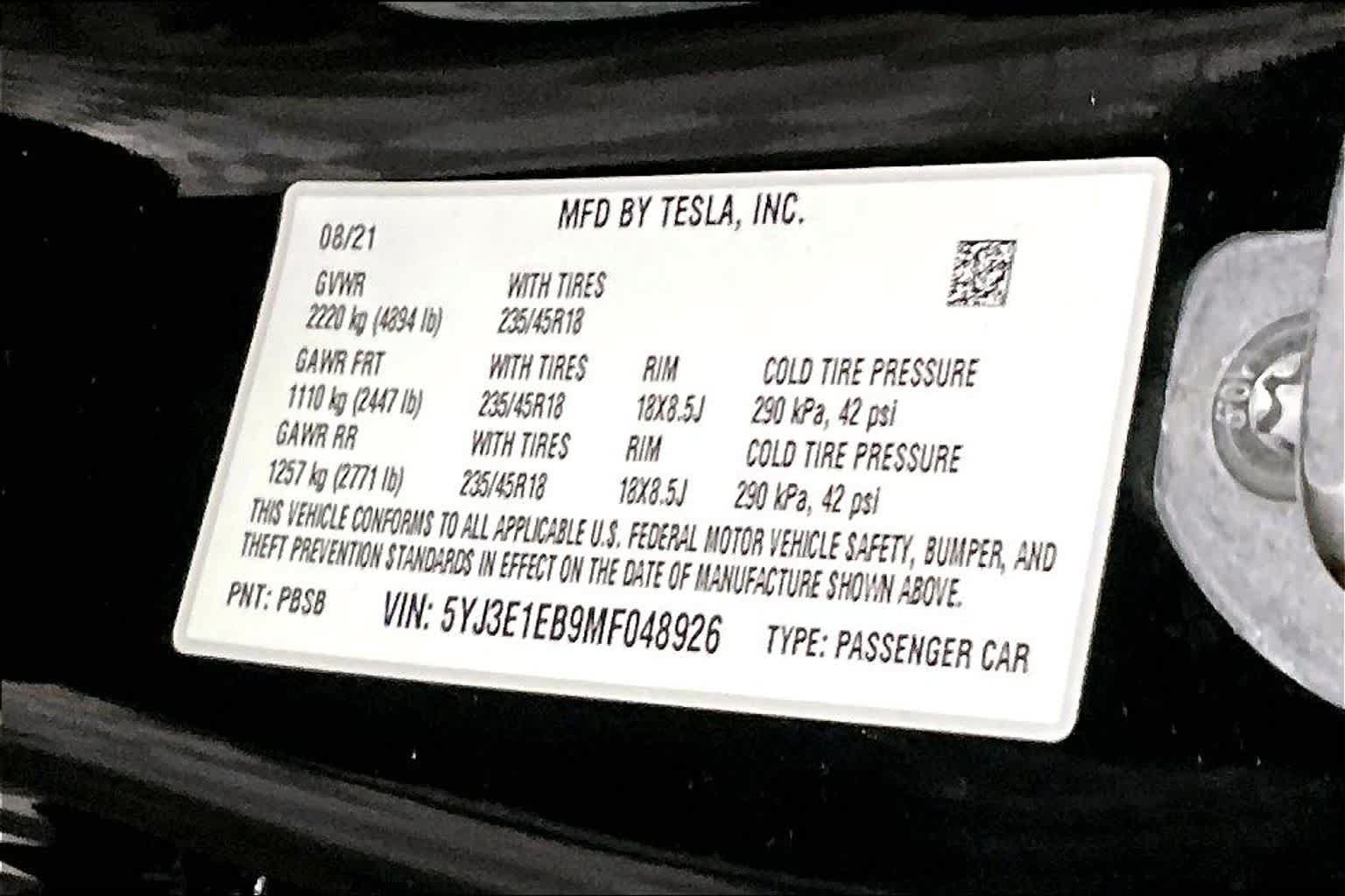 Used 2021 Tesla Model 3 Long Range AWD/4WD image 30