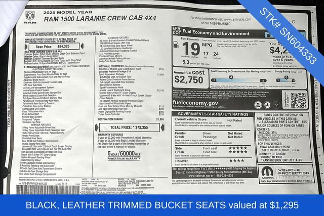 New 2025 RAM 1500 Laramie image 5