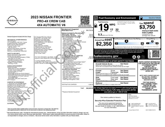 Used 2023 Nissan Frontier PRO-4X w/ Pro-4X Premium Package AWD/4WD image 4