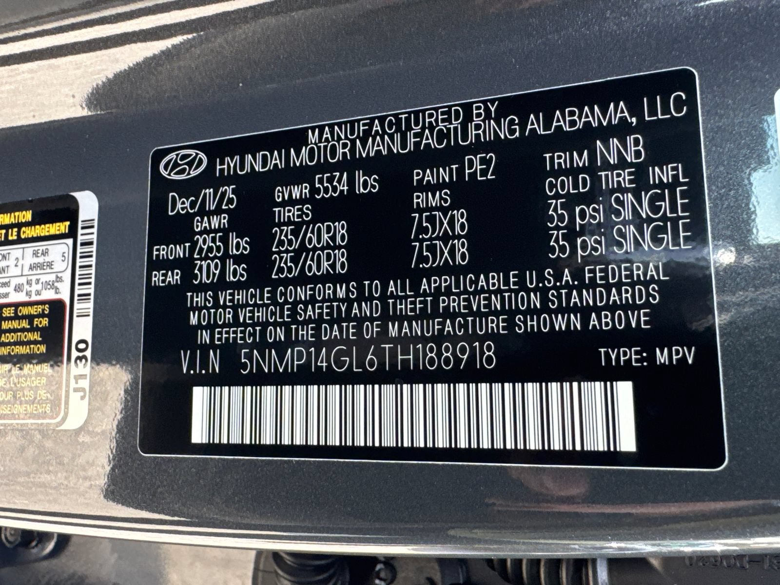 New 2026 Hyundai Santa Fe SE FWD image 33