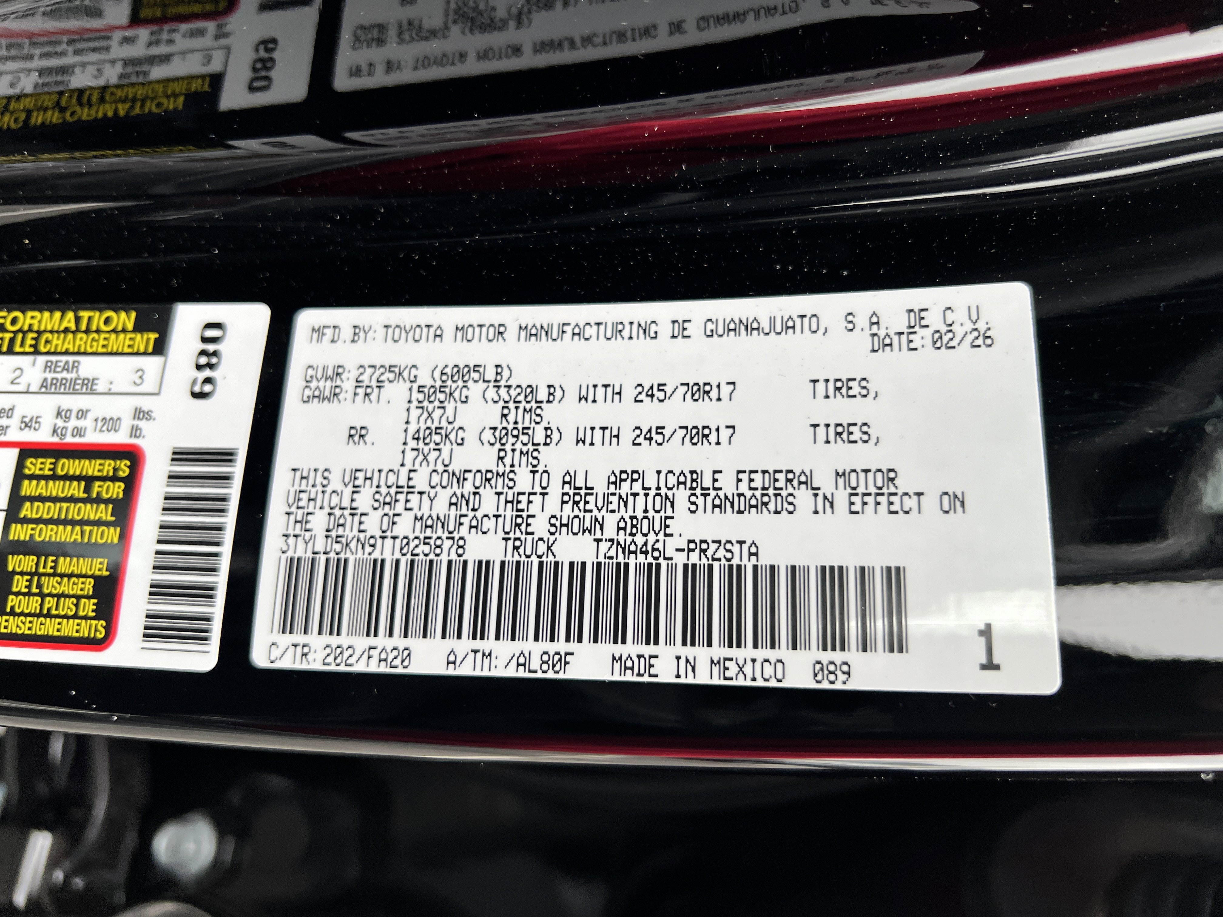 New 2026 Toyota Tacoma SR image 10