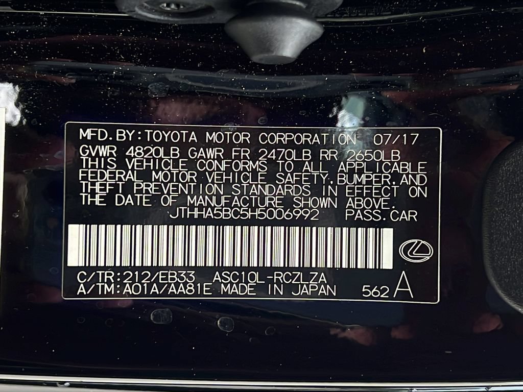 Used 2017 Lexus RC 200t F Sport RWD image 24