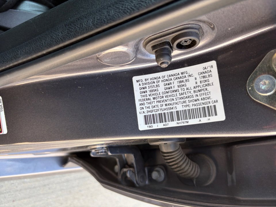 Used 2018 Honda Civic EX image 39