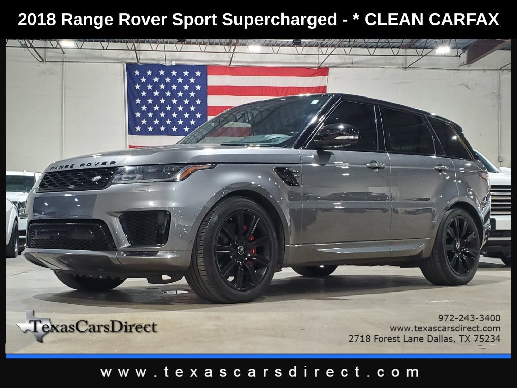 Used 2018 Land Rover Range Rover Sport Supercharged