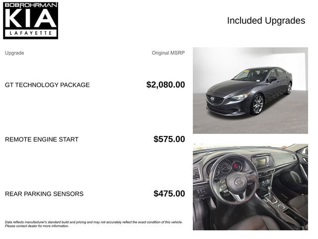 Used 2014 MAZDA MAZDA6 Grand Touring w/ GT Technology Package image 4