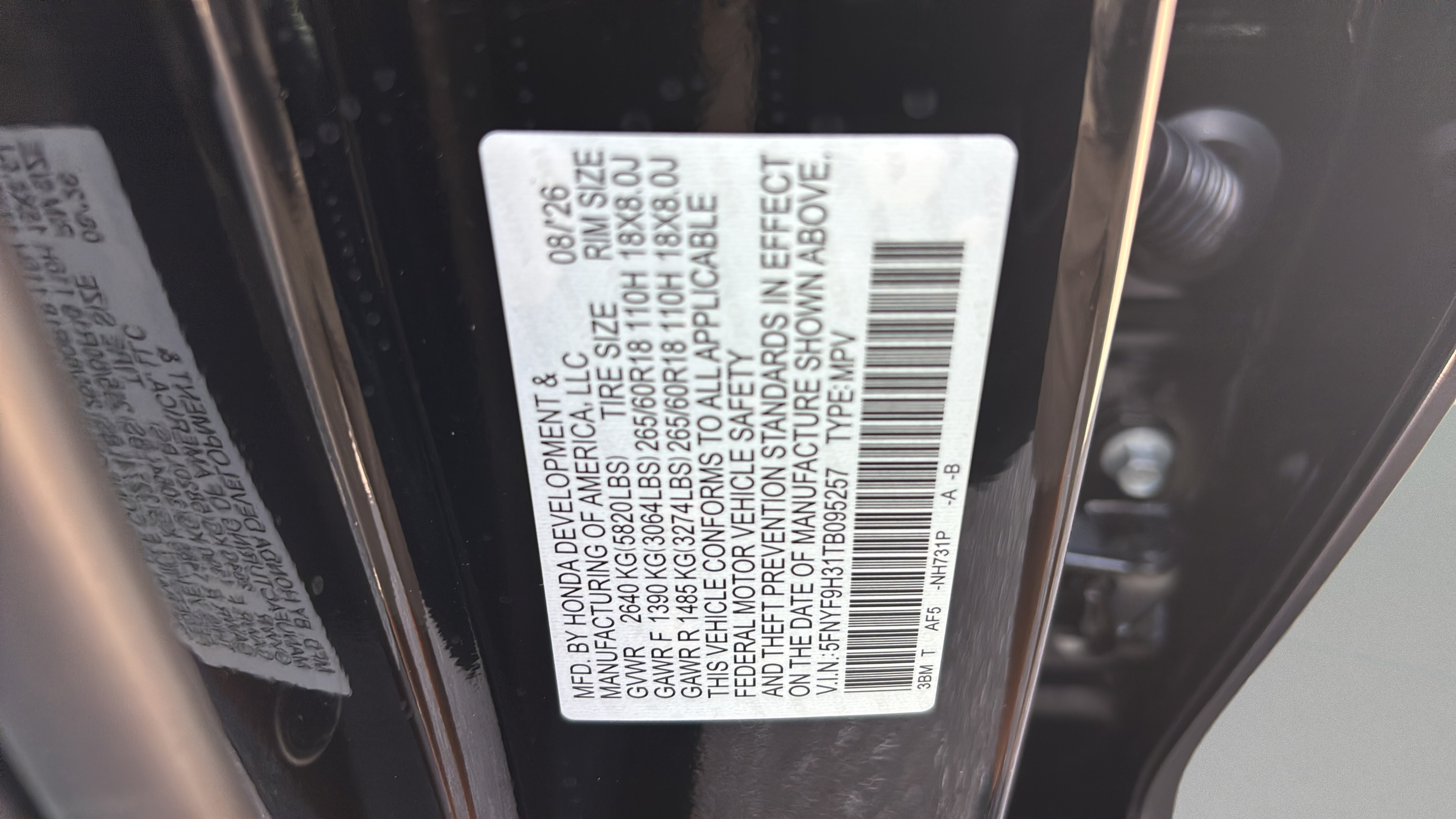 New 2026 Honda Passport RTL image 16