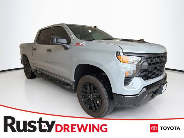 Used 2024 Chevrolet Silverado 1500 Custom Trail Boss w/ Turbomax Blackout Package AWD/4WD image 1