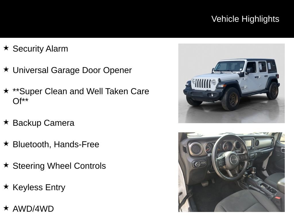 Used 2018 Jeep Wrangler Unlimited Sport S AWD/4WD image 16