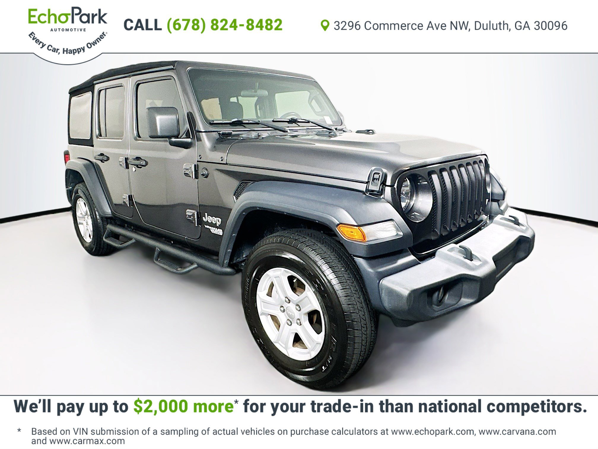 Used 2020 Jeep Wrangler Unlimited Sport S