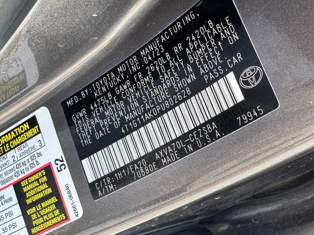 Used 2023 Toyota Camry SE FWD image 32