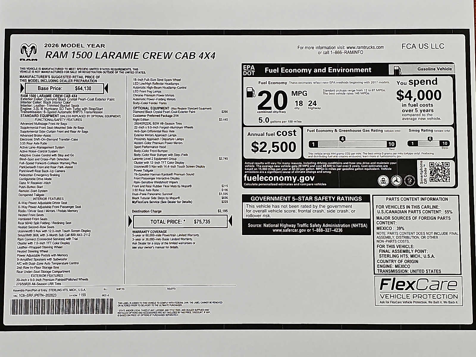 New 2026 RAM 1500 Laramie w/ Night Edition image 20