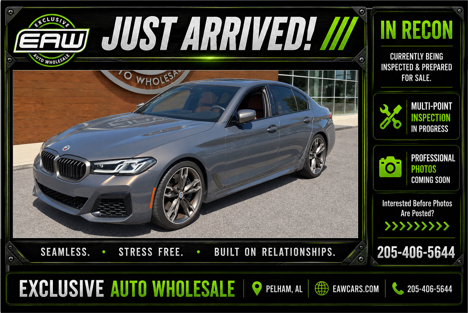Used 2023 BMW M550i xDrive w/ Dynamic Handling Package AWD/4WD image 1