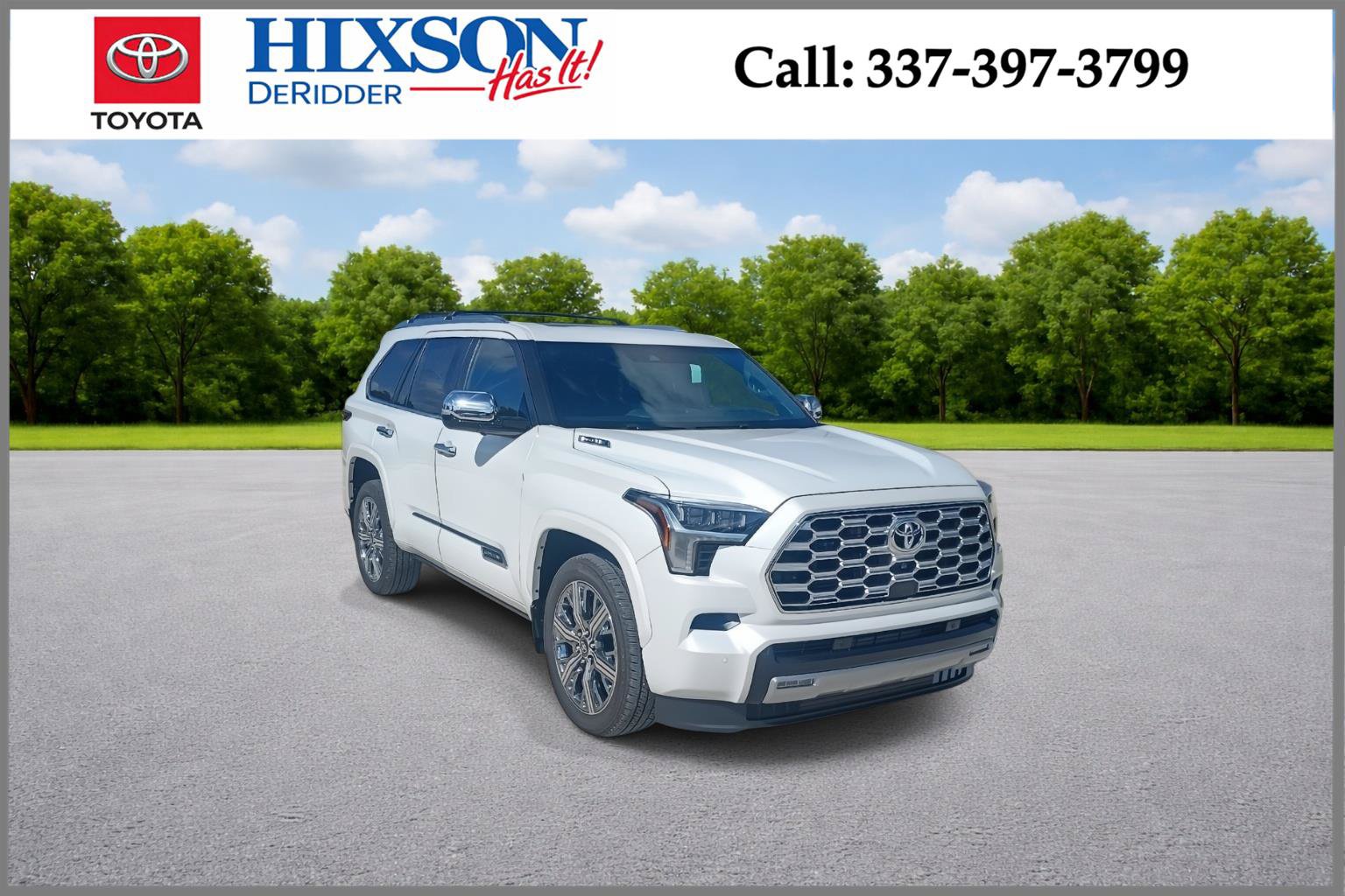 New 2026 Toyota Sequoia Capstone
