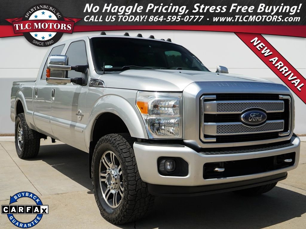 Used 2015 Ford F350 Platinum w/ Snow Plow Prep Package