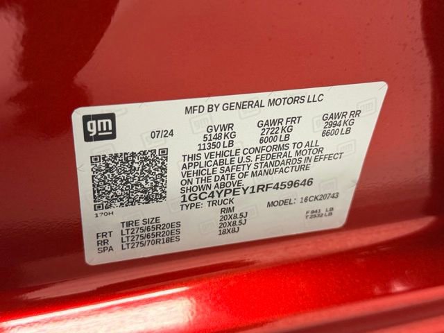 Certified 2024 Chevrolet Silverado 2500 LTZ w/ LTZ Convenience Package image 25